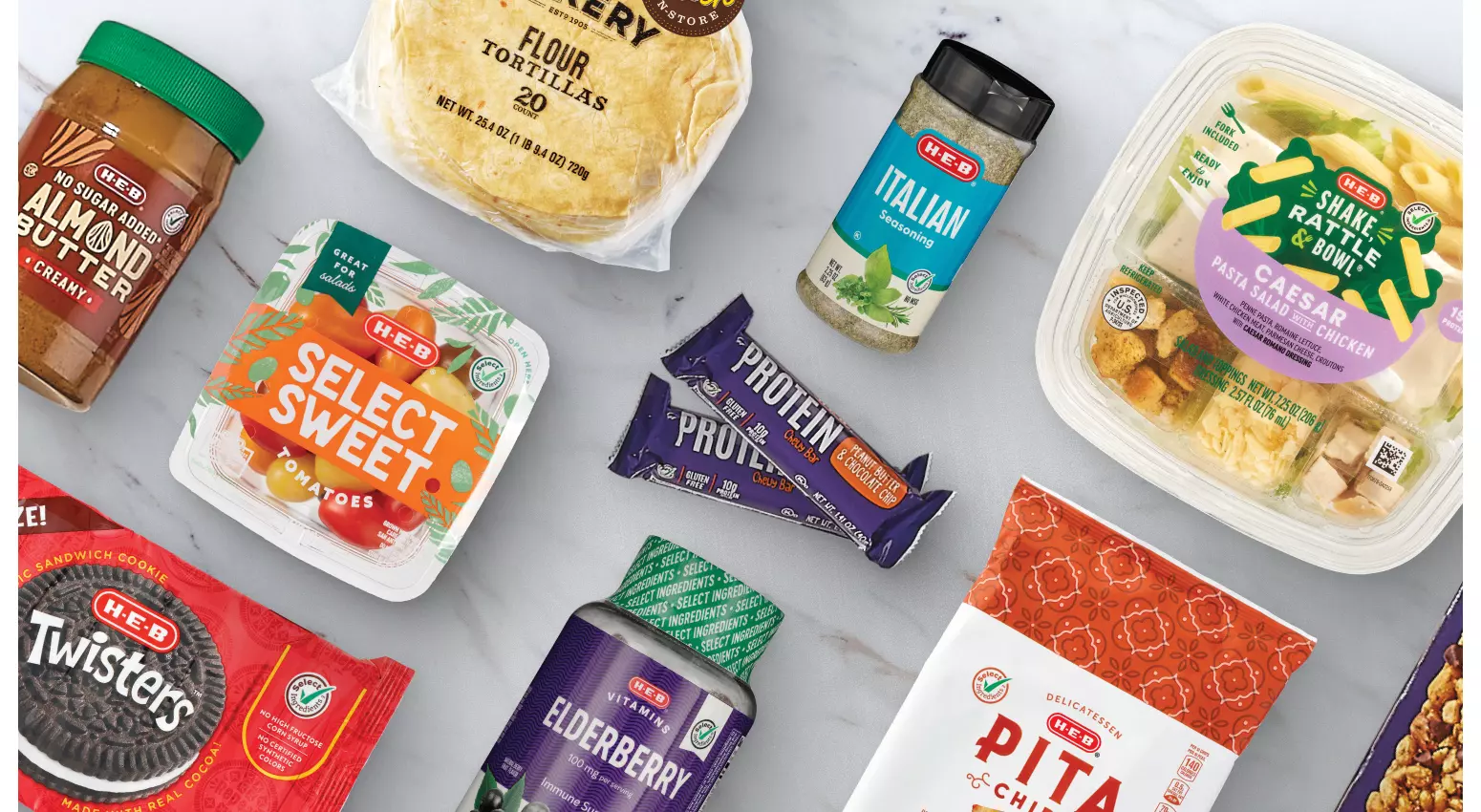 A variety of Select Ingredients products