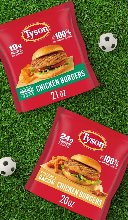 Advertisement for Tyson. Click to product page.