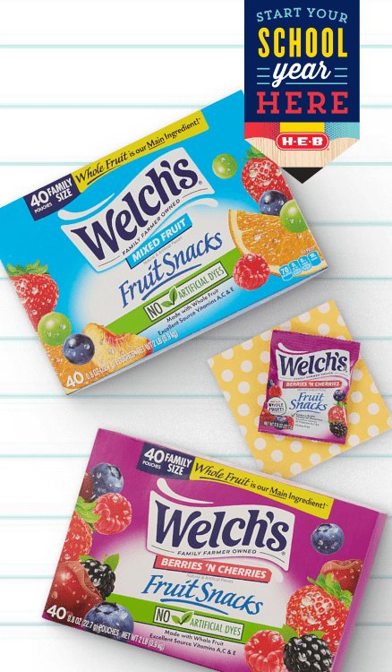 Advertisement for Welch's. Click to product page.