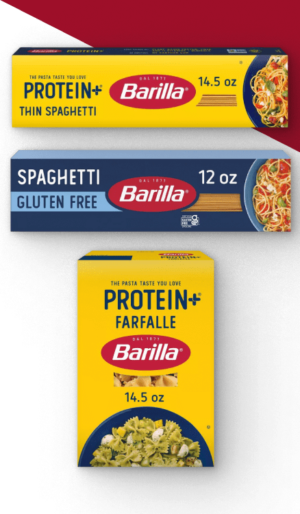 Advertisement for Barilla. Click to product page.