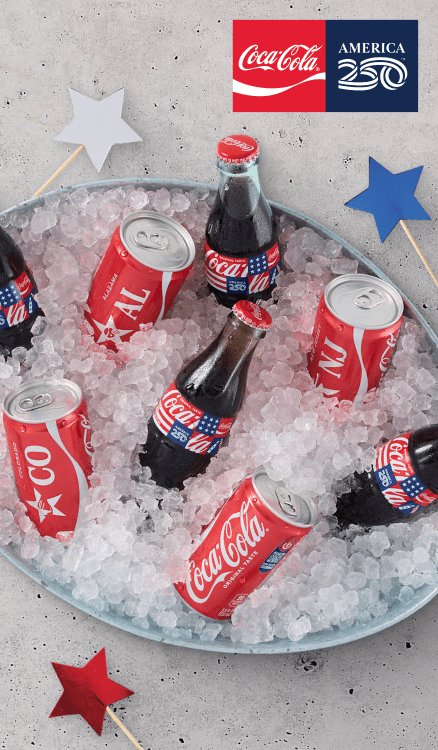 Advertisement for Coca-Cola. Click to product page.