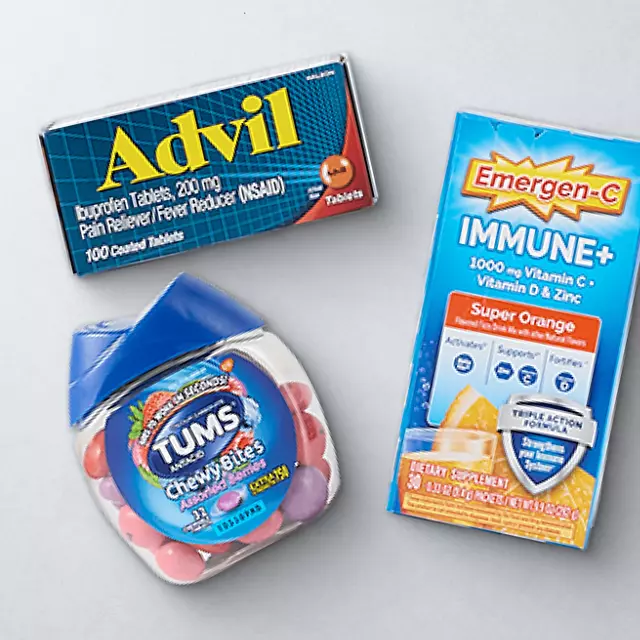 Advil, Tums, Emergen-C Immune+