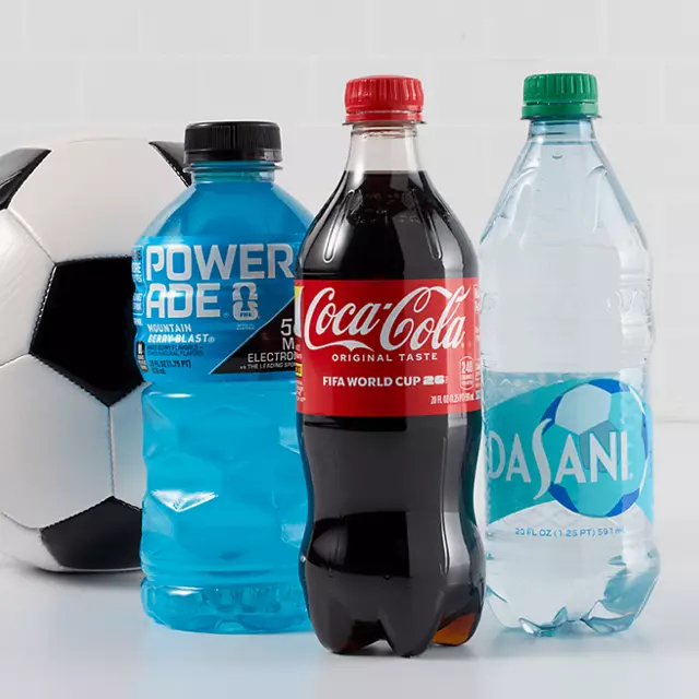 Powerade, Coca-Cola, Dasani