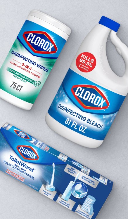Advertisement for Clorox. Click to product page.