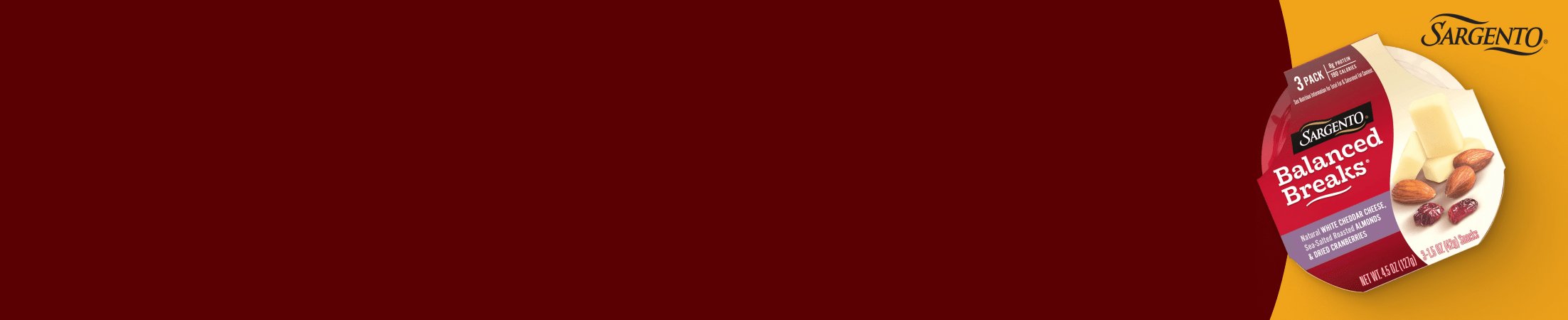 Advertisement for Sargento. Click for product page.