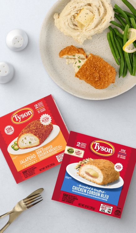 Advertisement for Tyson. Click to product page.
