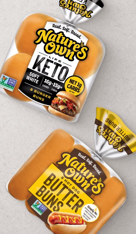 Advertisement for Flowers Foods. Click to product page.