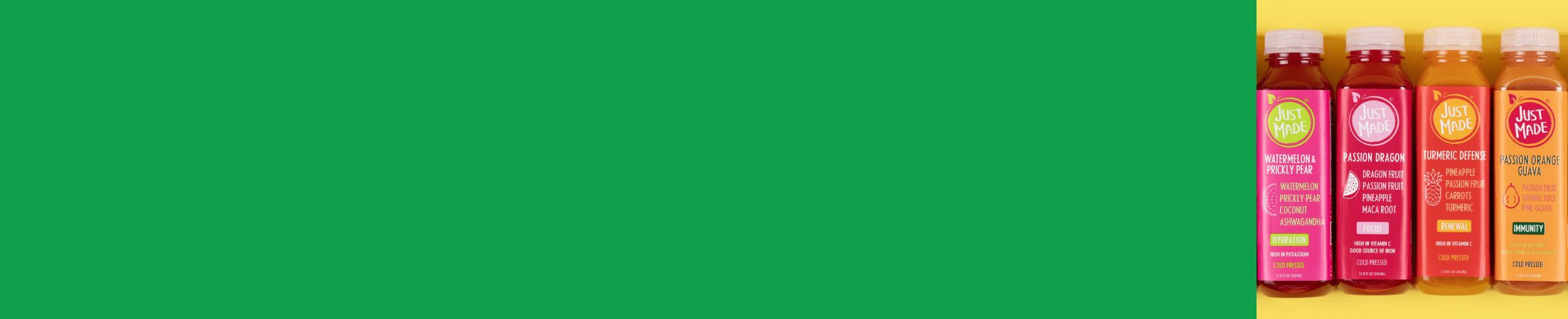 Advertisement for Just Made. Click for product page.