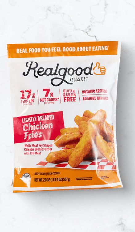 Advertisement for Real Good Foods. Click to product page.