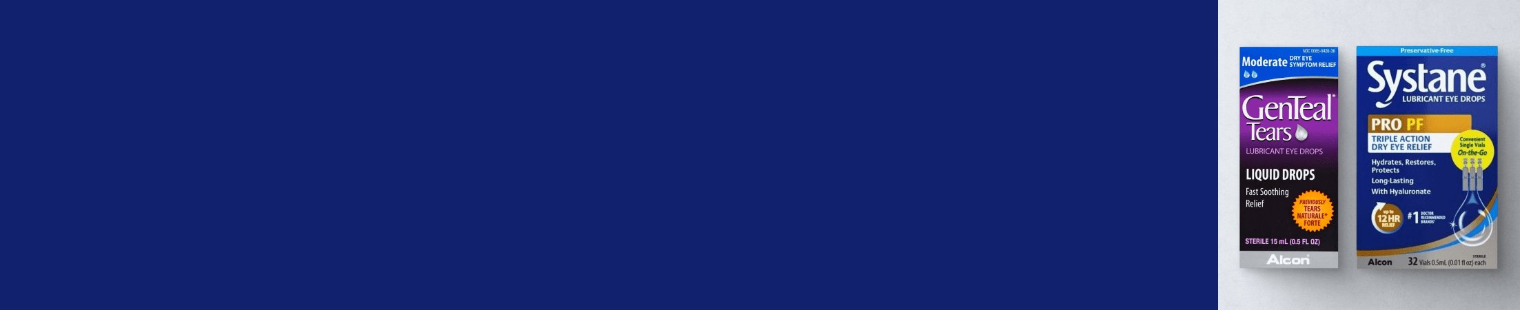 Advertisement for Alcon. Click for product page.