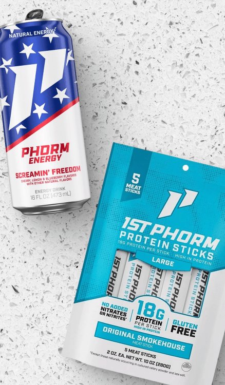 Advertisement for Phorm Energy. Click for product page.