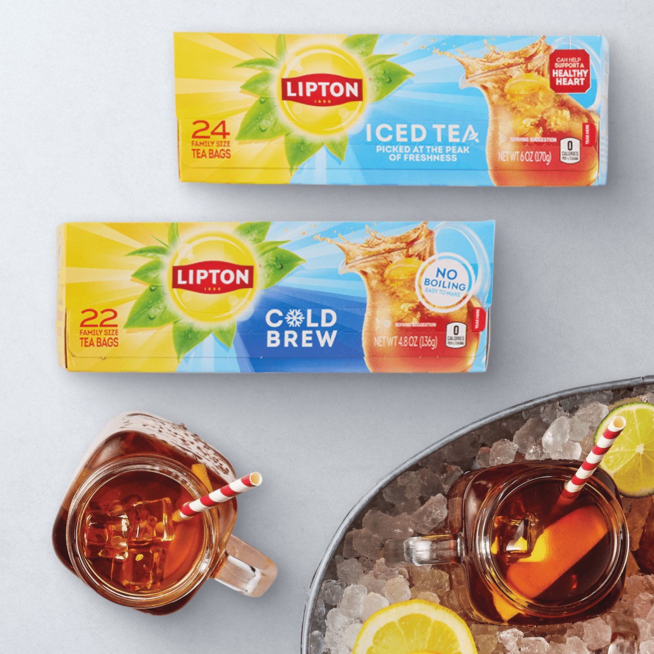 Advertisement for Lipton Teas and Infusions 2026. Click for product page.