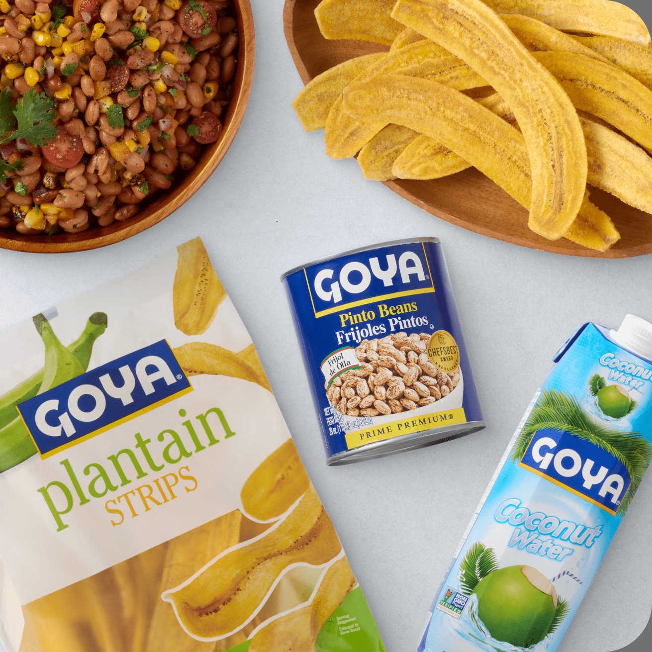 Advertisement for Goya. Click to product page.