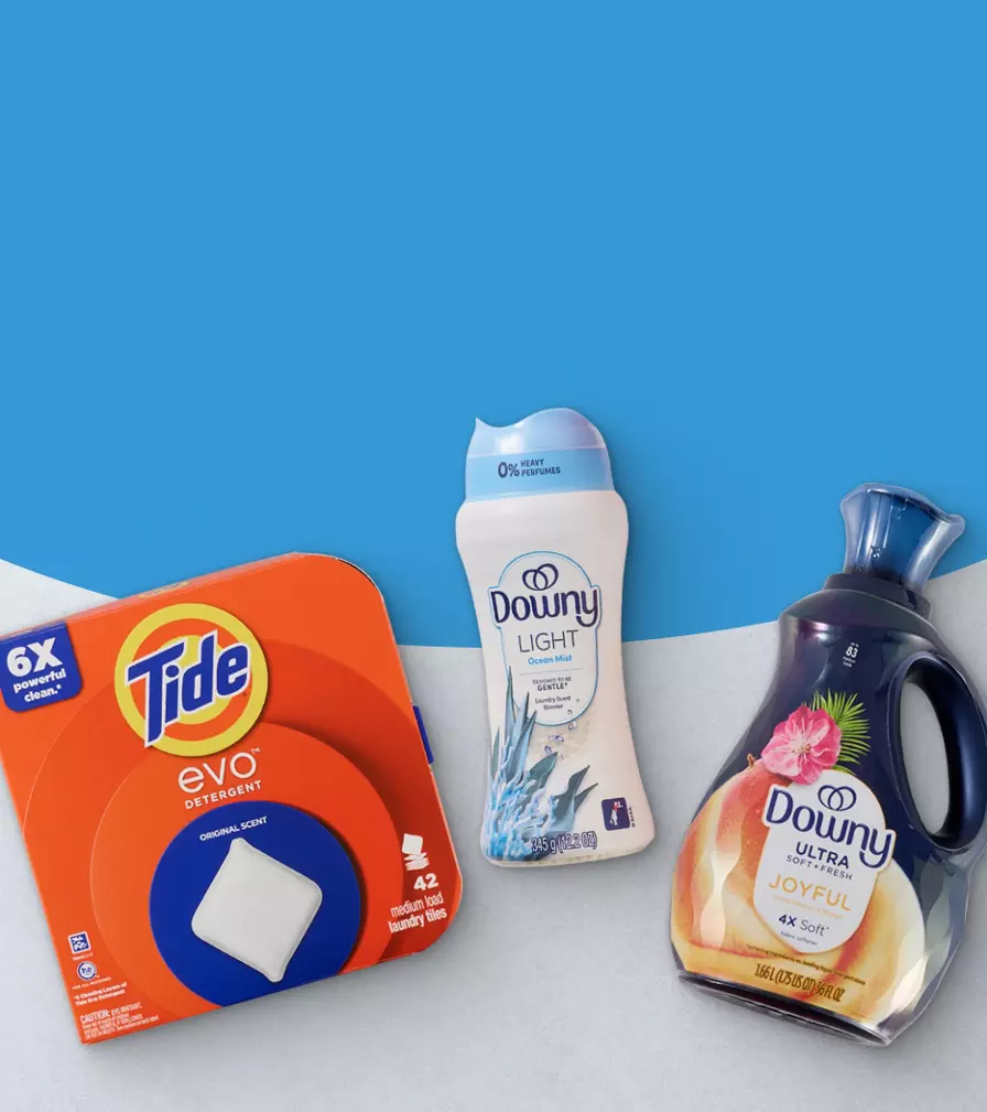 Tide, downy products