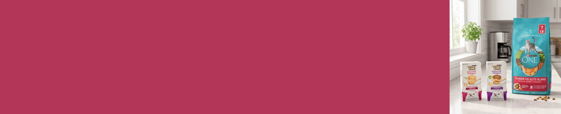 Advertisement for Nestle Pet. Click for product page.