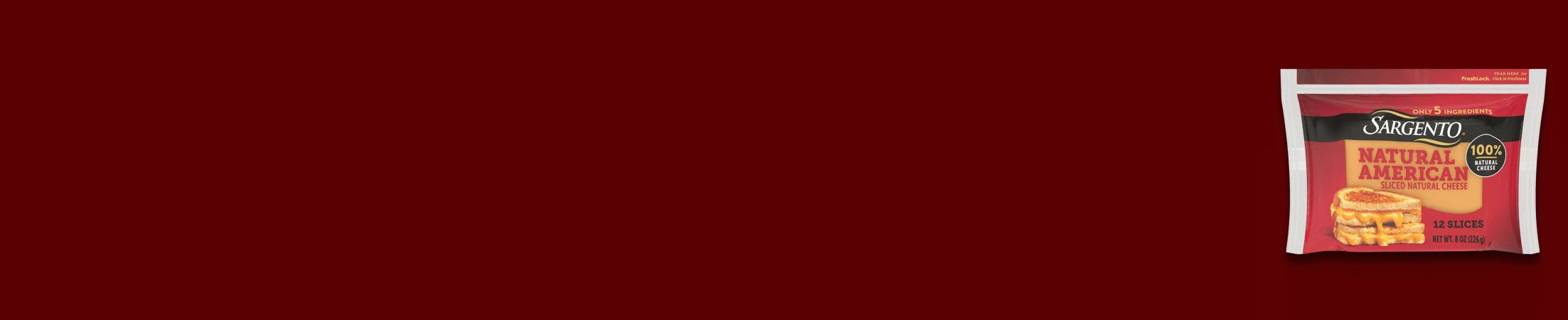 Advertisement for Sargento. Click for product page.