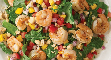 Honey Lime Grilled Shrimp Salad