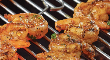 Lemon & Chipotle Five Spice Shrimp Skewer