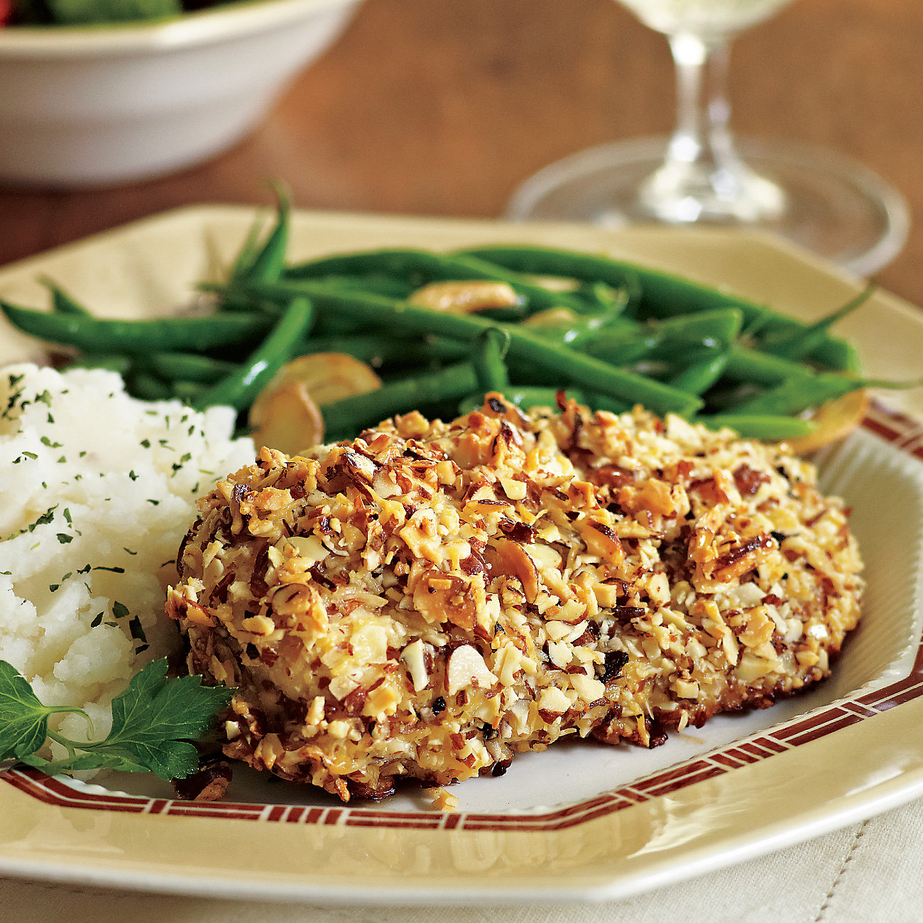 Almond Crusted Chicken {Oven-Baked} - FeelGoodFoodie