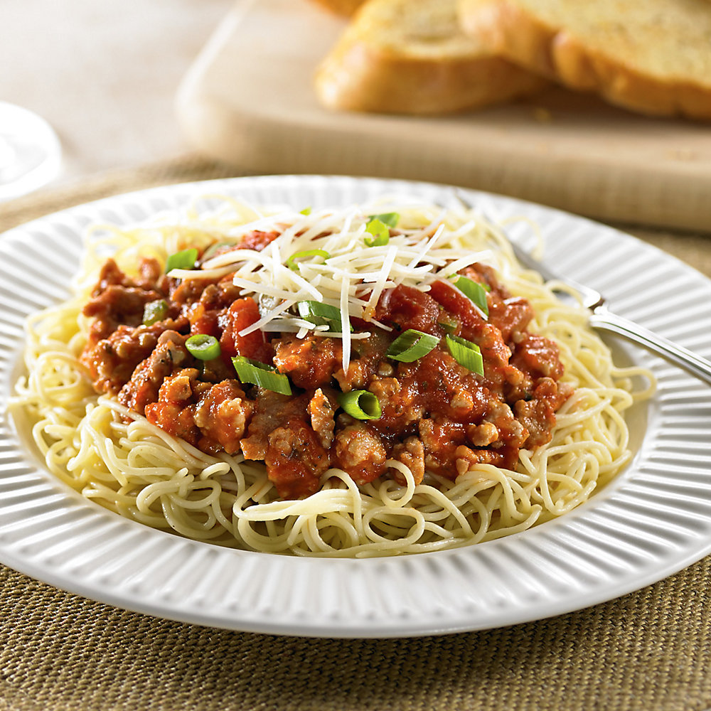 Angel Hair Pasta with Italian Sausage and Herbs