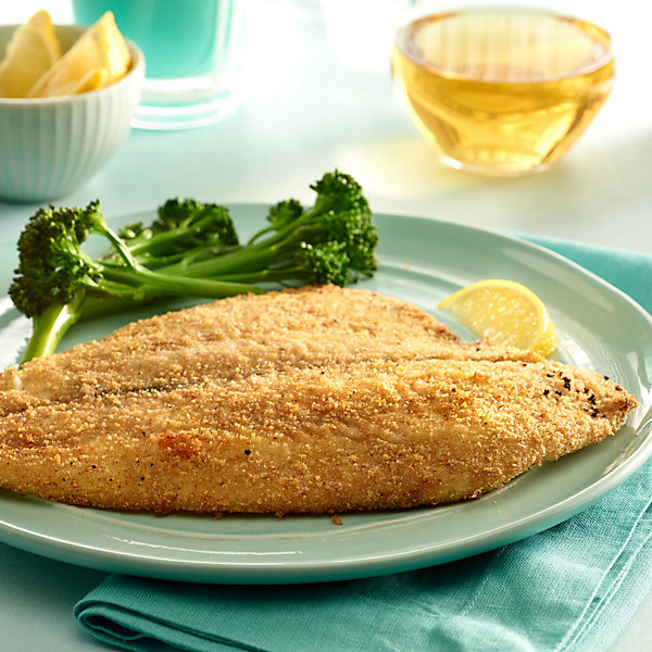 Baked Crispy Flounder