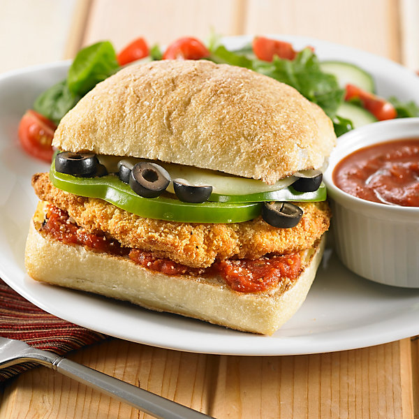 Breaded Chicken Marinara Sandwiches