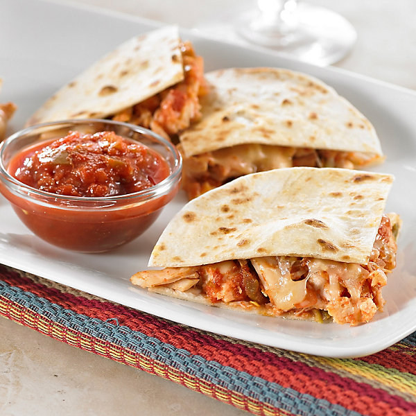 Chicken Salsa Quesadillas