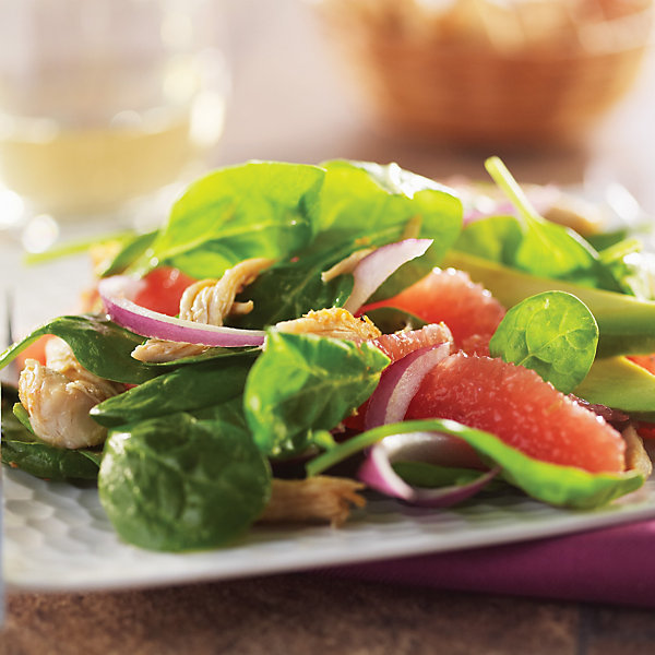 Citrus Spinach & Chicken Salad