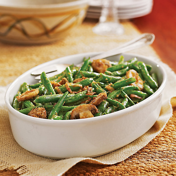 Green Beans with Mushrooms