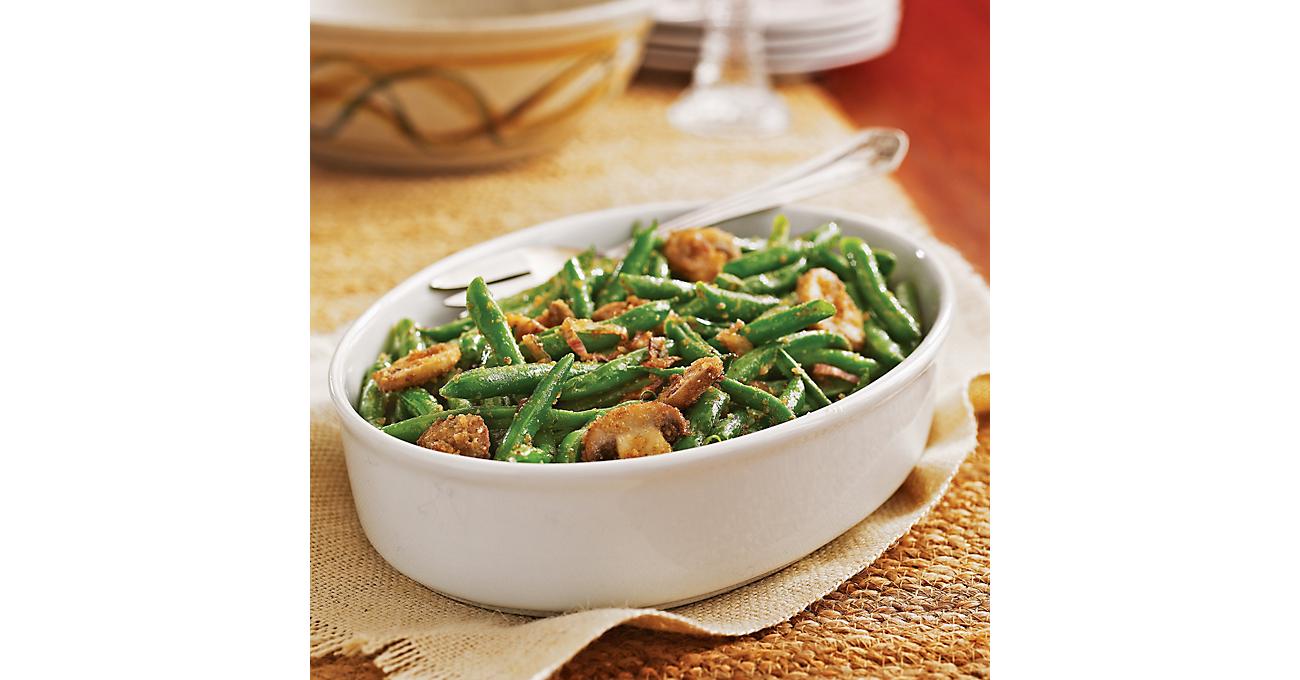 Green Beans with Mushrooms Recipe from H-E-B