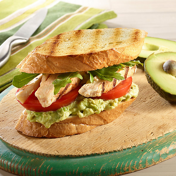 Grilled Chicken & Avocado Club Sandwich