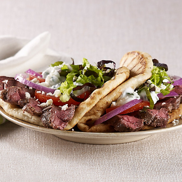 Grilled Lamb Steak Gyros