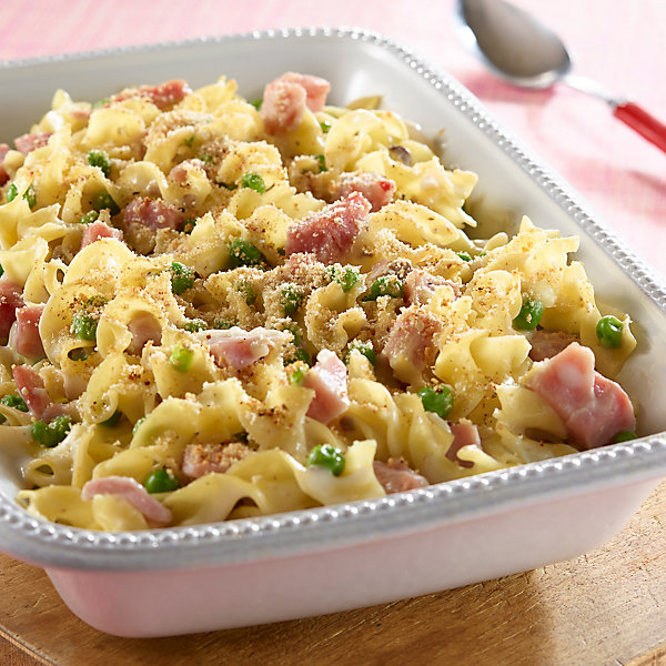 Ham Peas And Mushroom Casserole