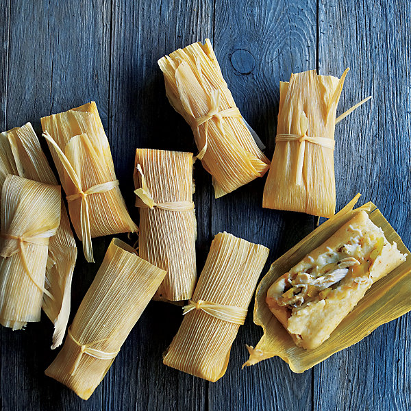 Hatch Chicken Tamales