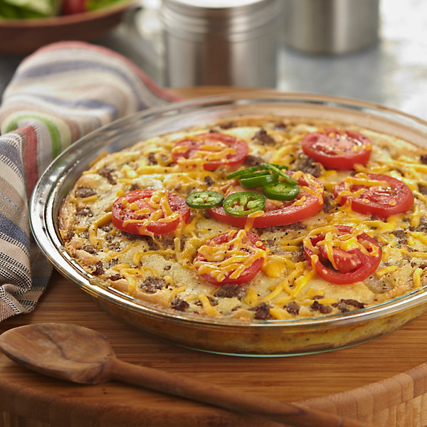 Impossibly Easy Cheeseburger Pie