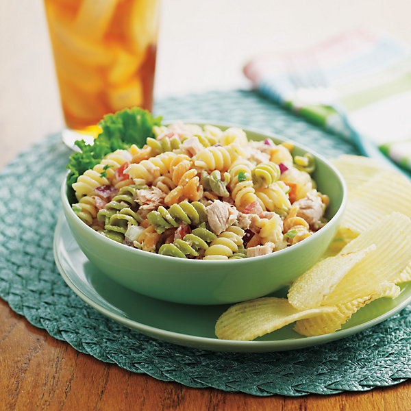 Lemon Pepper Tuna Pasta Salad