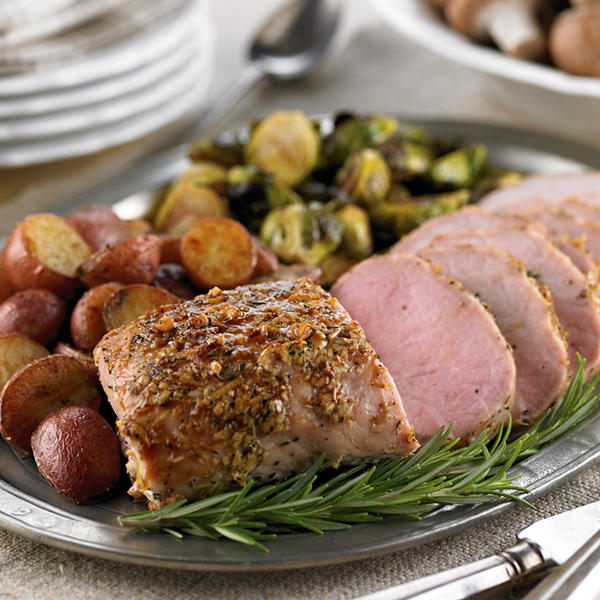 Lemon-Rosemary Roasted Pork Loin