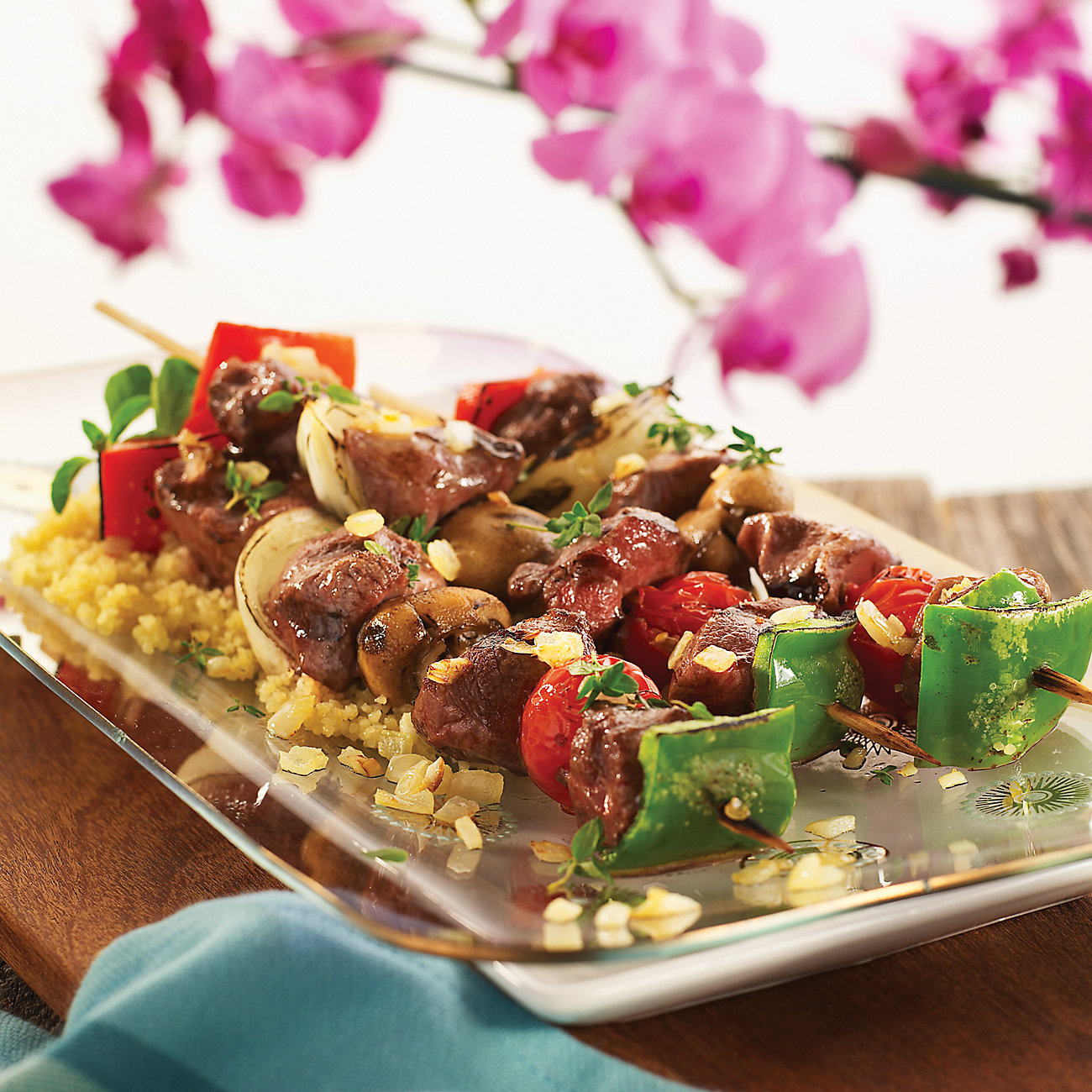 Mediterranean Lamb Kabobs Recipe from H-E-B