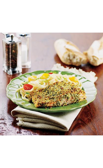 PestoCrusted Steelhead Trout Recipe from HEB