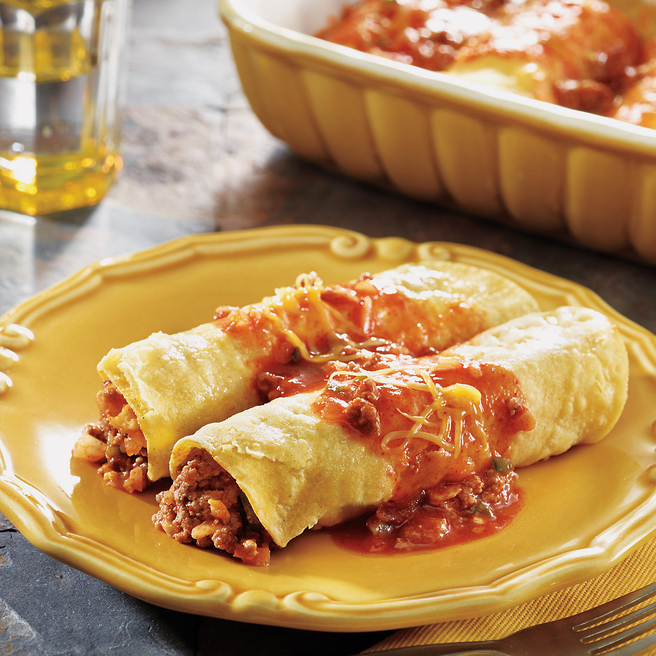 Quick And Cheesy Enchiladas Recipe from H-E-B