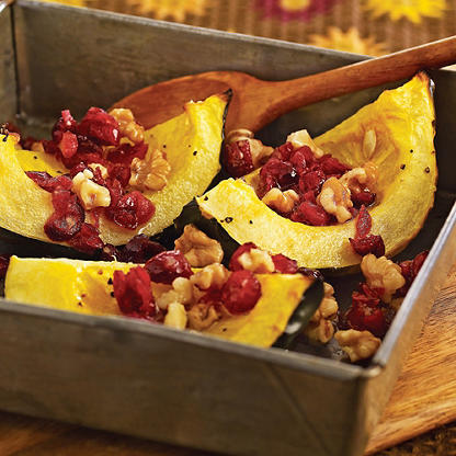 Roasted Acorn Squash with Nuts Recipe from HEB