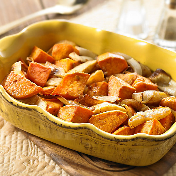 Roasted Sweet Potatoes & Apples