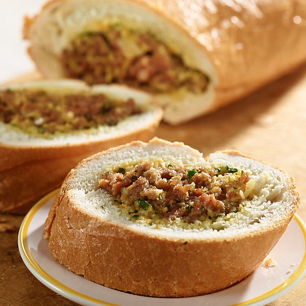 Sausage Stuffed Bread Loaf