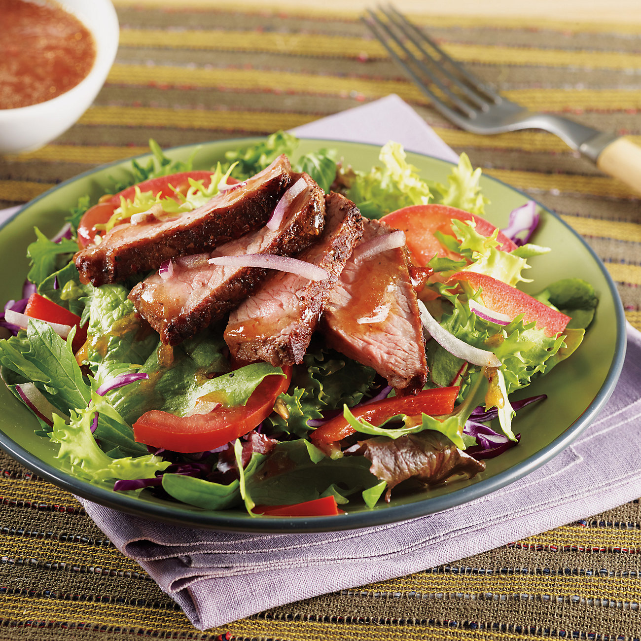 Simple Steak Salad Recipe From H E B