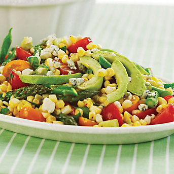 Summer Asparagus Corn & Tomato Salad