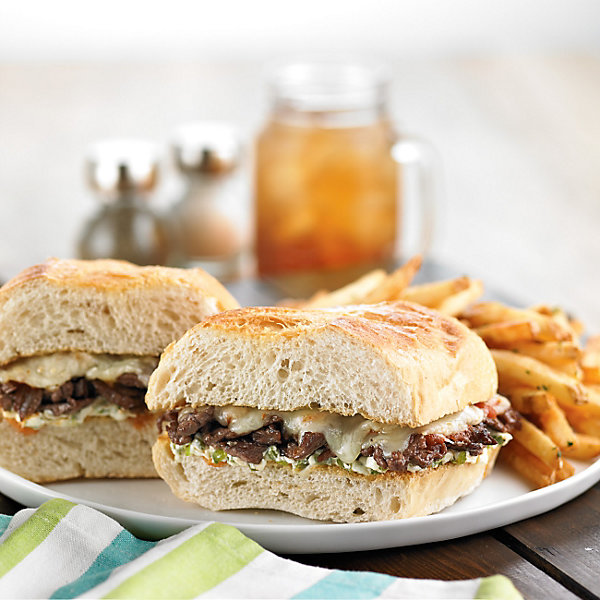 Texas-Style Philly Beef Steak Sandwich