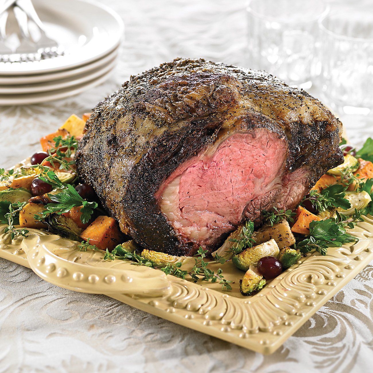 Herb Crusted Prime Rib Roast Recipe - Fed & Fit