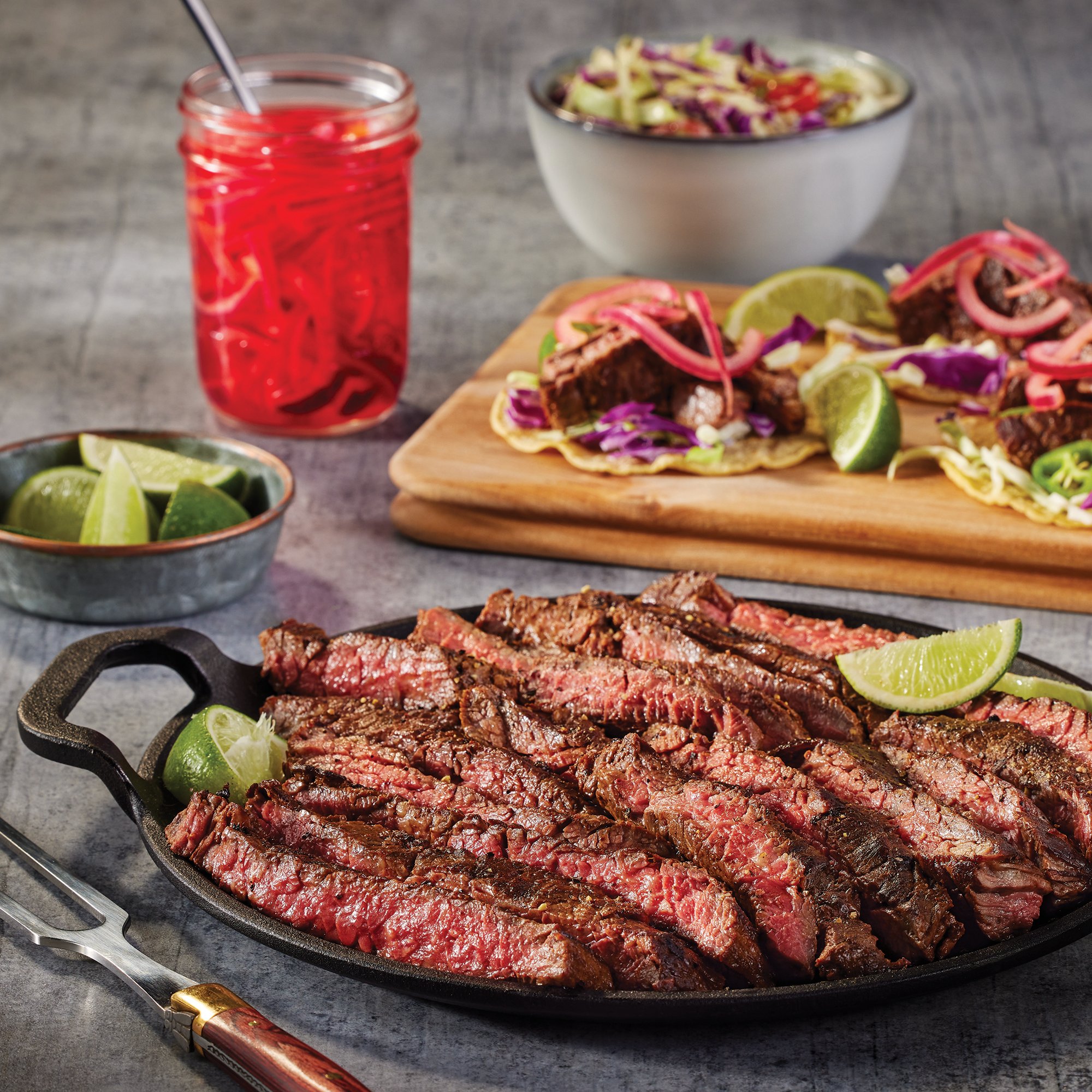 Achiote Grilled Sirloin Fajita Recipe from H-E-B