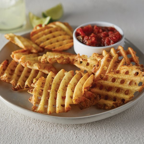 Air Fryer Adobo Waffle Fries