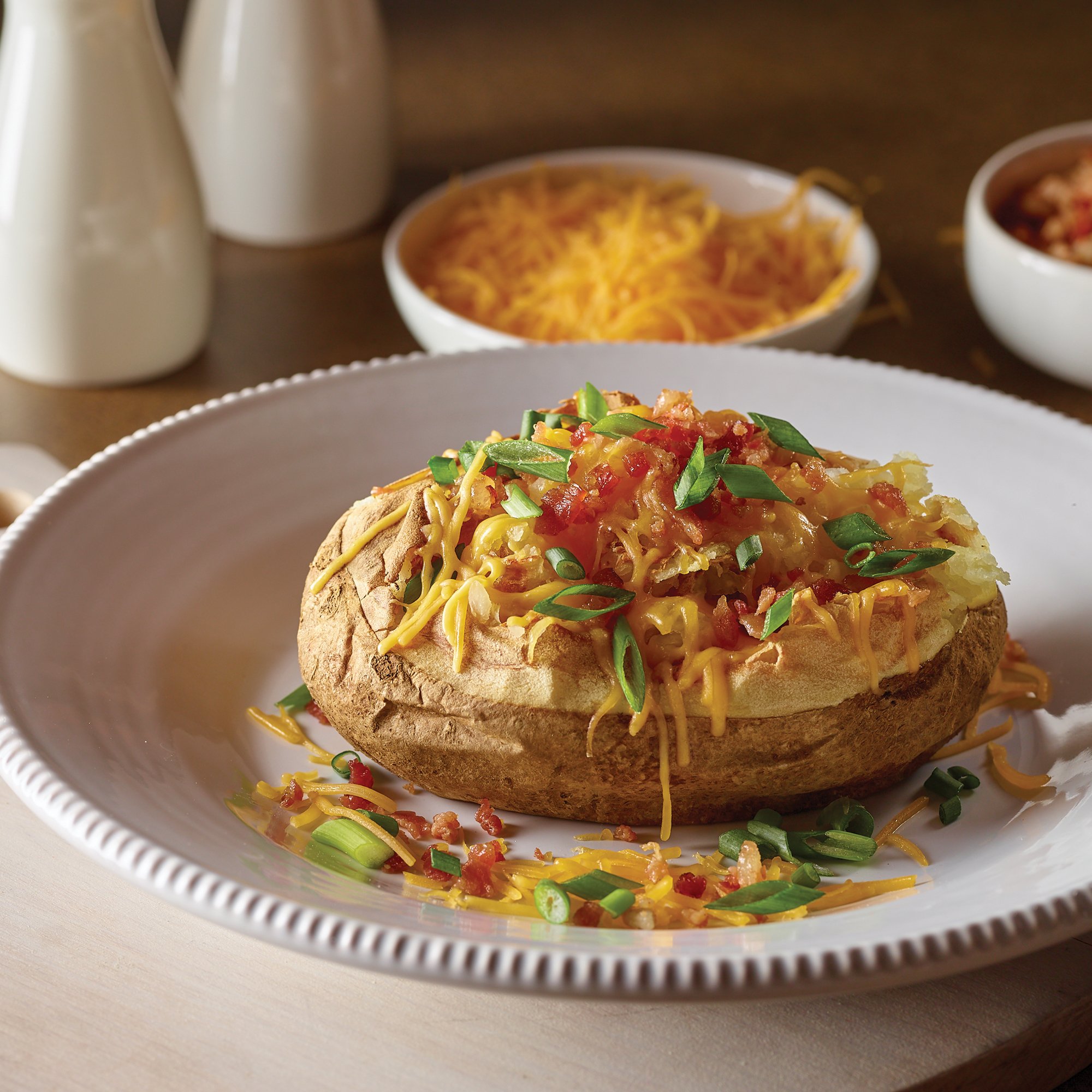 Air Fryer Classic Loaded Potatoes Recipe from HEB